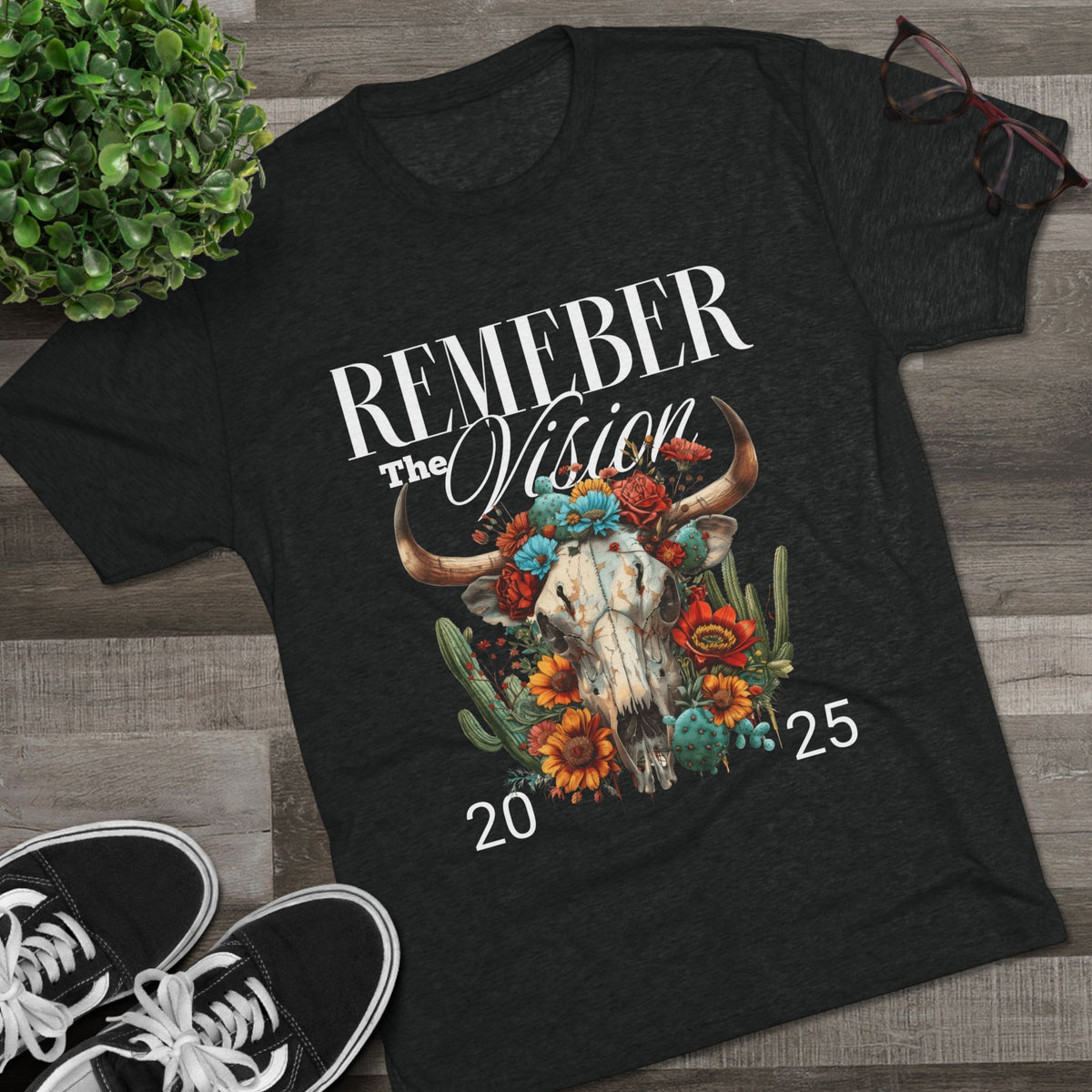 T-Shirt Rember the Vision Unisex Tri-Blend Crew Tee