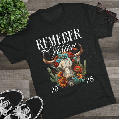 T-Shirt Rember the Vision Unisex Tri-Blend Crew Tee