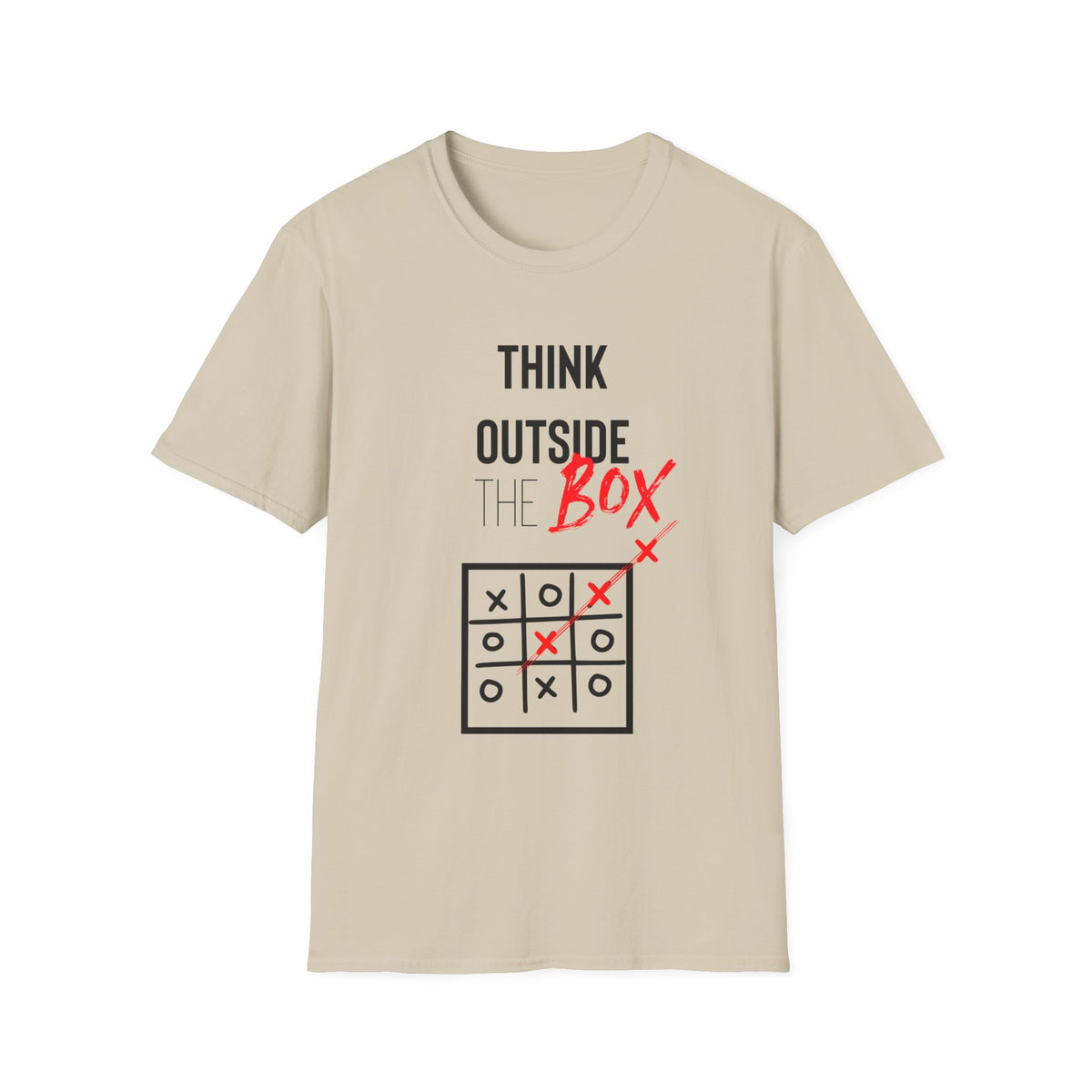 Think Outside The Box T-shirt Unisex Softstyle T-Shirt