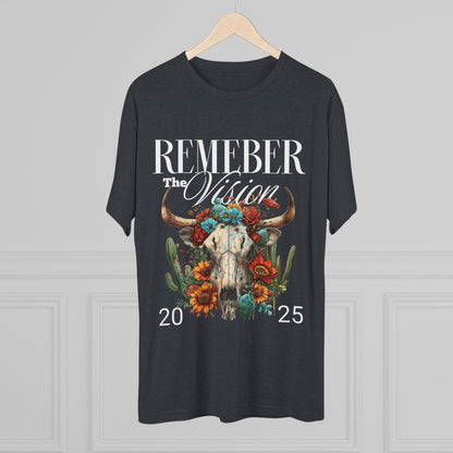 T-Shirt Rember the Vision Unisex Tri-Blend Crew Tee