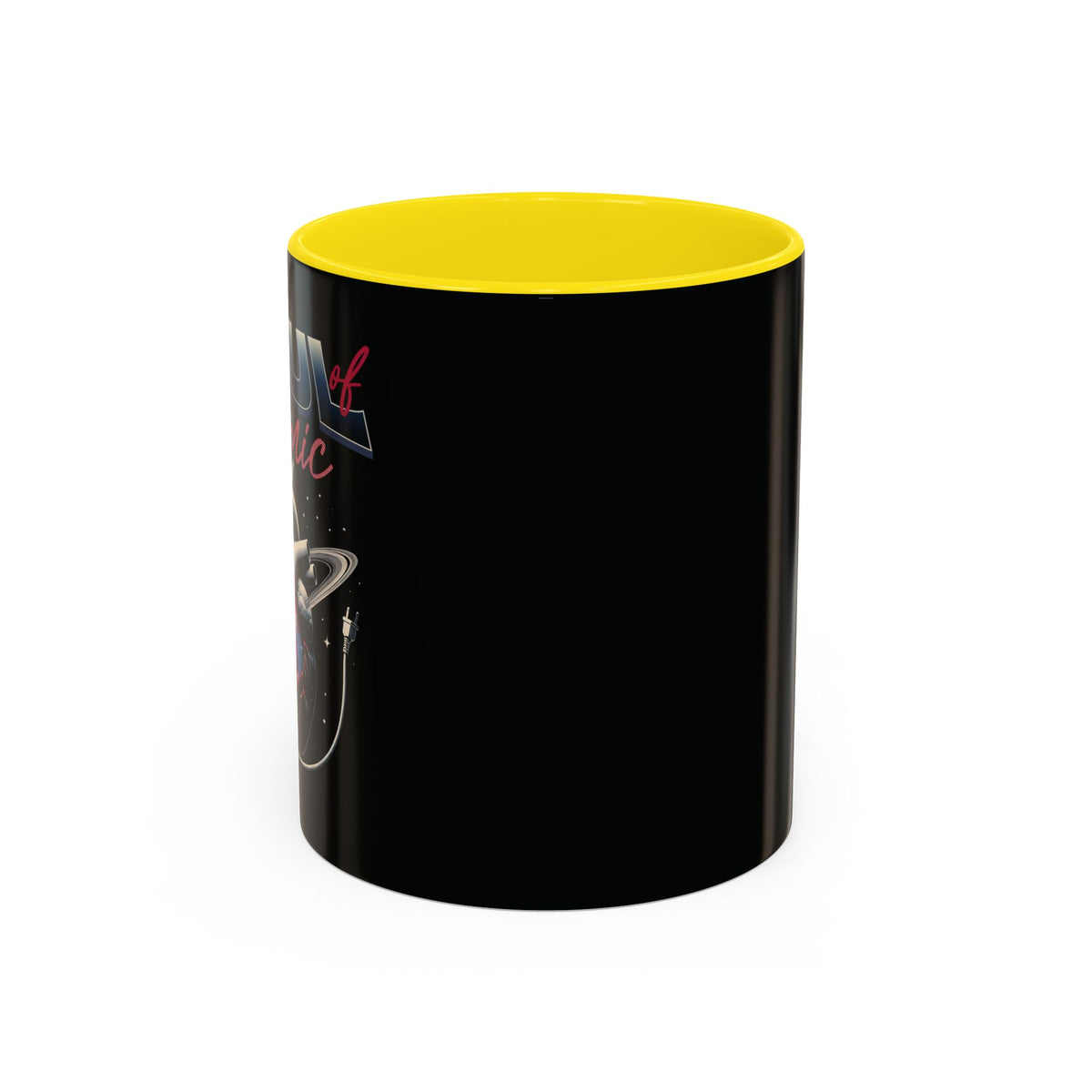Cosmic Vibes Accent Coffee Mug - 11 & 15oz Ceramic Cup for Space Lovers and Gift Giving