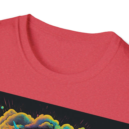 Heaven Await Graphic Tshirt Cotton Unisex Softstyle T-Shirt