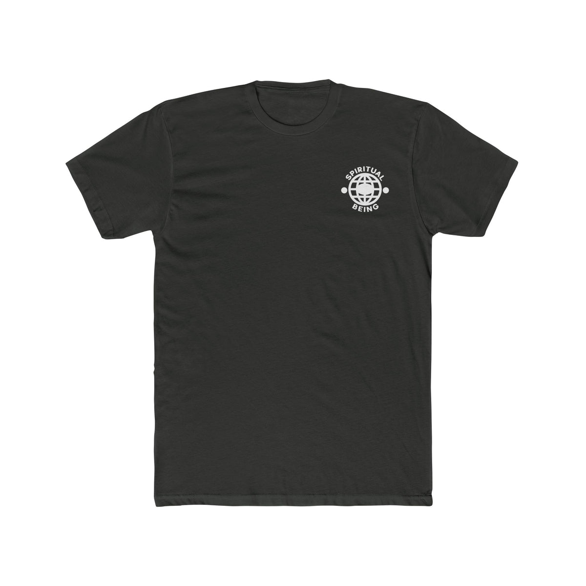 Spiritual Being Unisex Cotton Crew Tee - Black T-Shirt