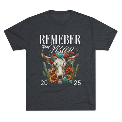 T-Shirt Rember the Vision Unisex Tri-Blend Crew Tee