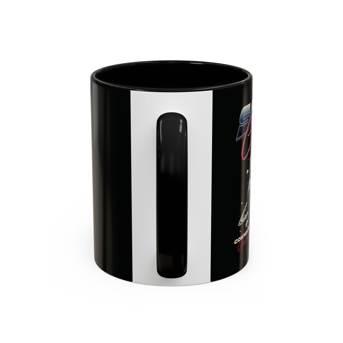 Cosmic Vibes Accent Coffee Mug - 11 & 15oz Ceramic Cup for Space Lovers and Gift Giving