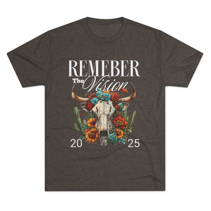 T-Shirt Rember the Vision Unisex Tri-Blend Crew Tee