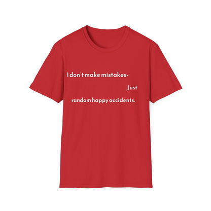Random Happy Accidents Unisex Softstyle T-Shirt