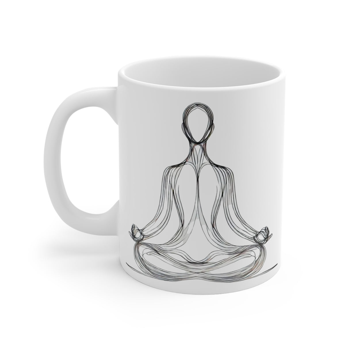 Zen Meditation Mug 11oz | Mindfulness Coffee Cup for Relaxation | Perfect Gift for Yoga Lovers