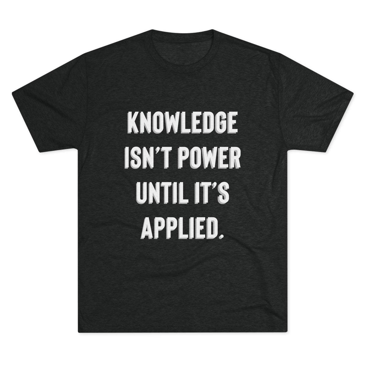 Knowledge Unisex Tri-Blend Crew Tee