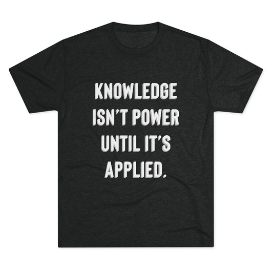 Knowledge Unisex Tri-Blend Crew Tee