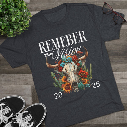 T-Shirt Rember the Vision Unisex Tri-Blend Crew Tee