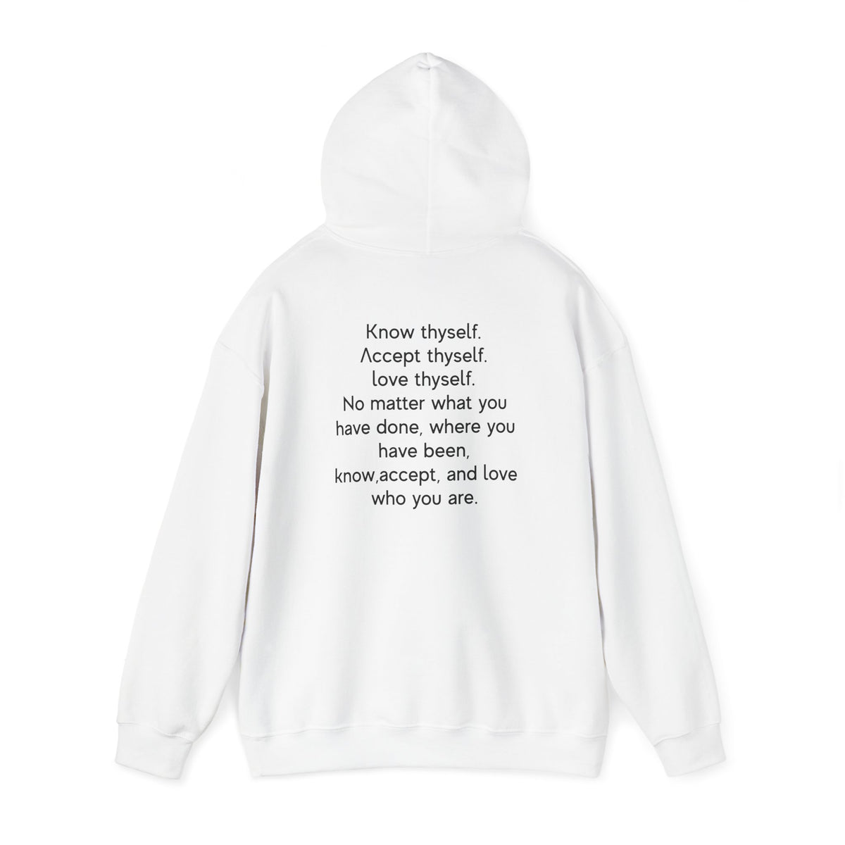 Aware Graphic Letter Unisex Heavy Blend™ Hooded Sweatshirt