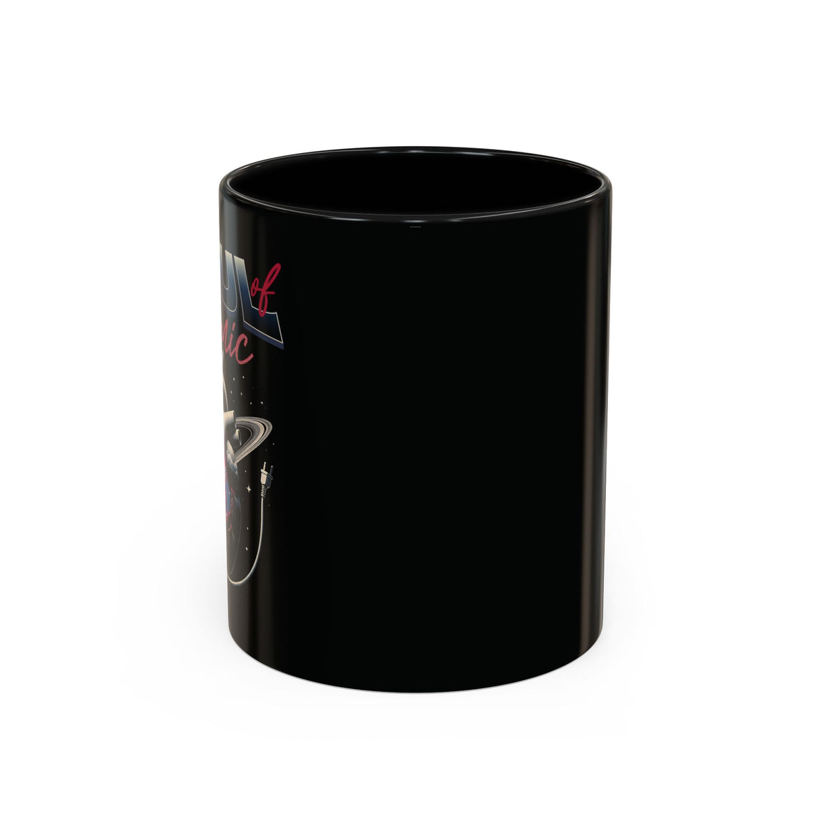 Cosmic Vibes Accent Coffee Mug - 11 & 15oz Ceramic Cup for Space Lovers and Gift Giving