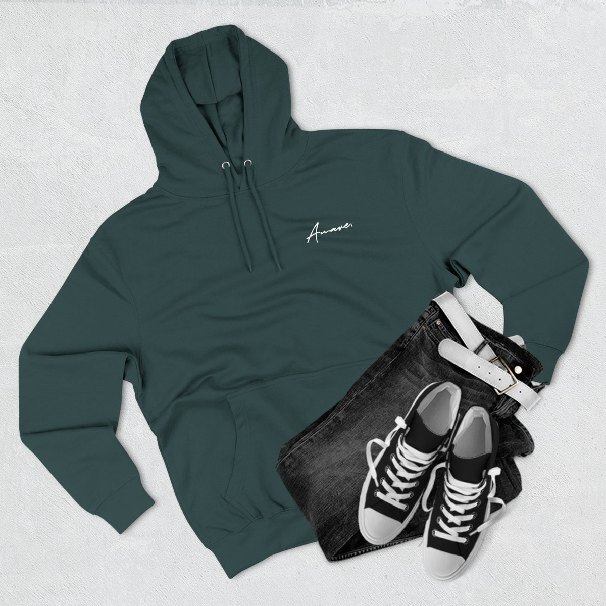 knowledge Fleece Hoodie | Warm Motivational Design