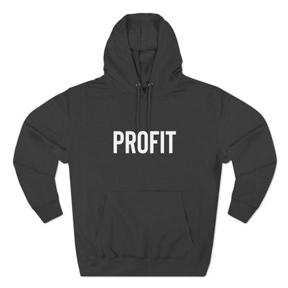 Profit Letter Graphic Hoodie Three-Panel Fleece Hoodie