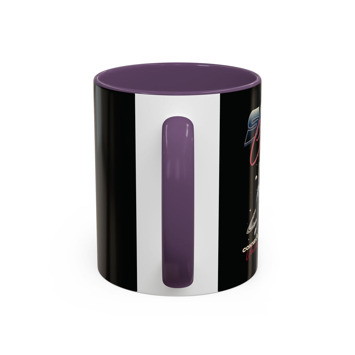 Cosmic Vibes Accent Coffee Mug - 11 & 15oz Ceramic Cup for Space Lovers and Gift Giving