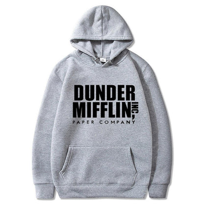 Harajuku The Office Sweatshirt Men/Woemn Fleece Hoodies Dunder Mifflin Paper Inc Hoodie Unisex Crewneck Moletom Feminino Hoody